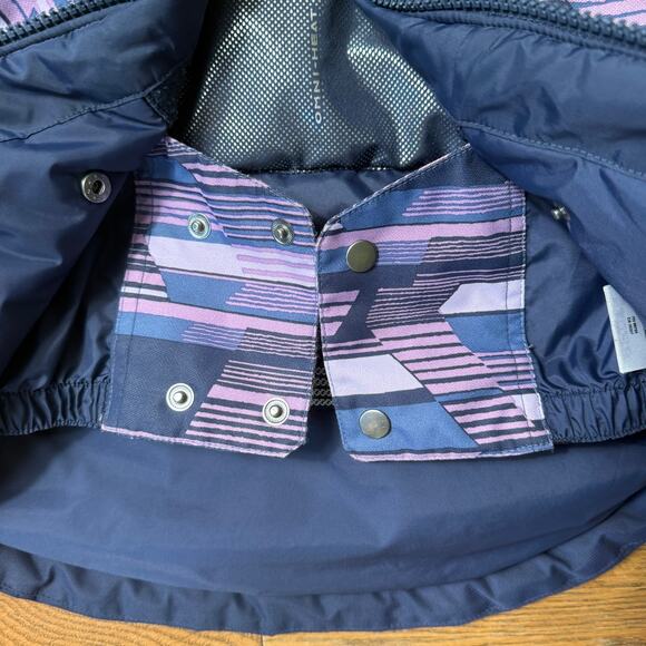 Columbia Alpine Action Ski Jacket SZ XS Blue Purple Omni Heat Winter Coat - Picture 5 of 12